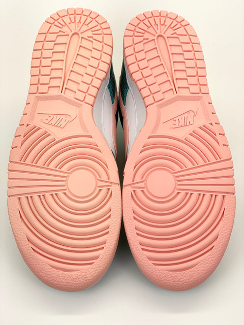 Nike Dunk Low 'Snakeskin Washed Teal Bleached Coral (2022)' | US M 9.5