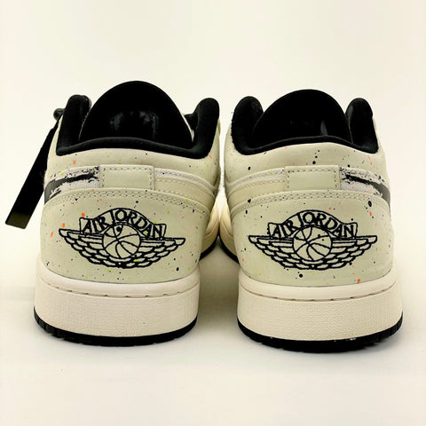 Air Jordan 1 Low 'Brushstroke Swoosh Paint Splatter (2021)' | US M 10