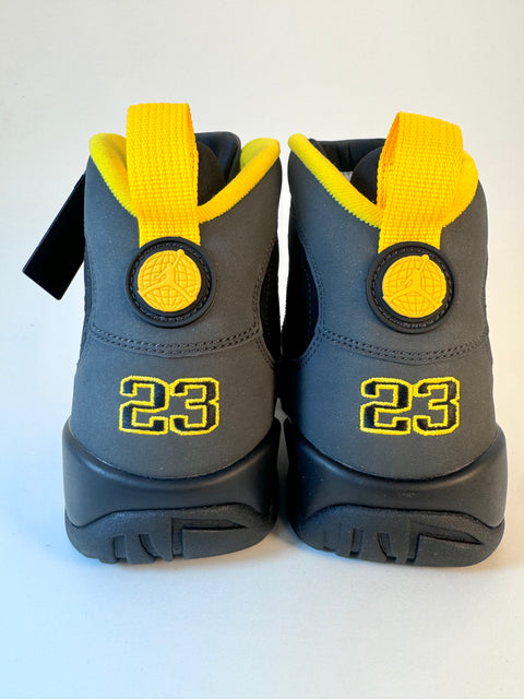 Air Jordan 9 Retro 'Dark Charcoal University Gold (2021)' | US M 10