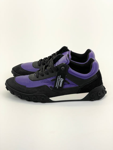 Chanel Cuir Dore 38 Sneaker 'Baltimore Raven Custom'| EU M 42 / US M 9