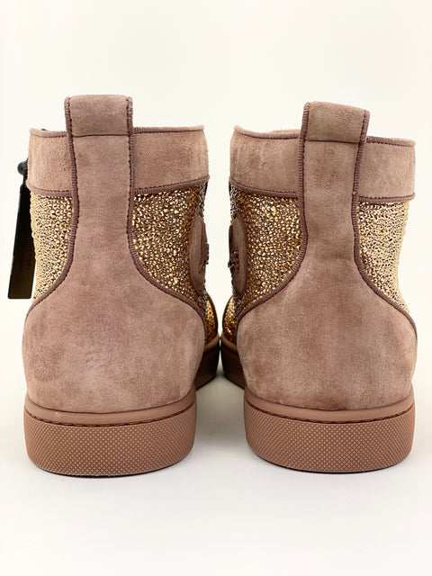 Louboutin Flat Studs Suede High 'Tan'| EU M 43 / US M 10