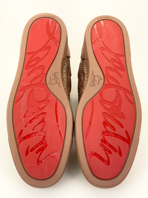 Louboutin Flat Studs Suede High 'Tan'| EU M 43 / US M 10