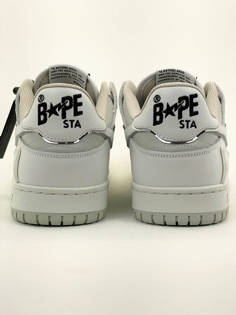 Bape Sk8sta 'White Gray' | US M 8.5