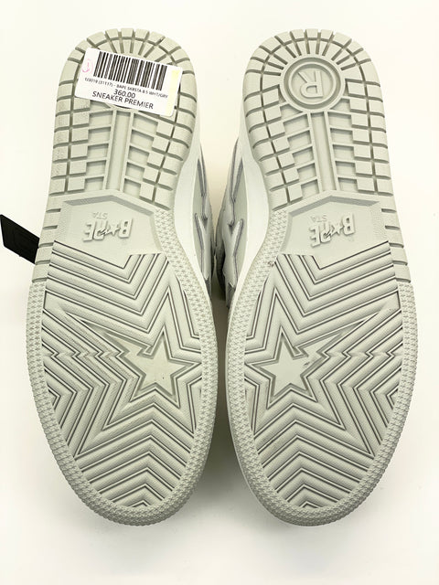 Bape Sk8sta 'White Gray' | US M 8.5