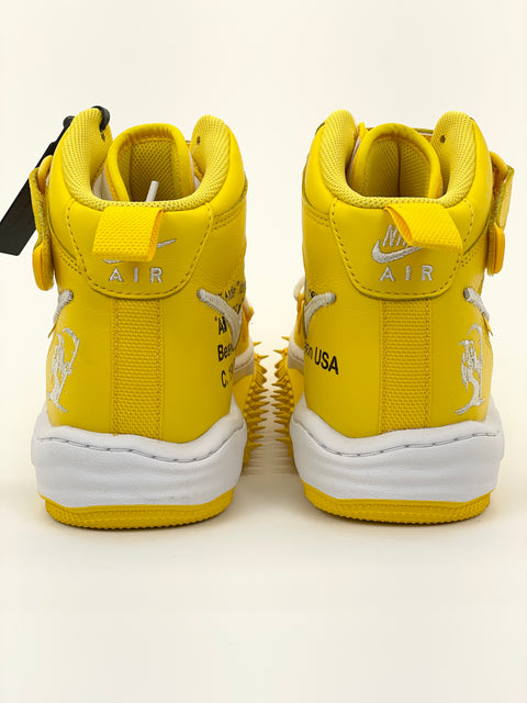Nike Air Force 1 Mid SP x Off-White 'Varsity Maize (2023)' | US M 9.5