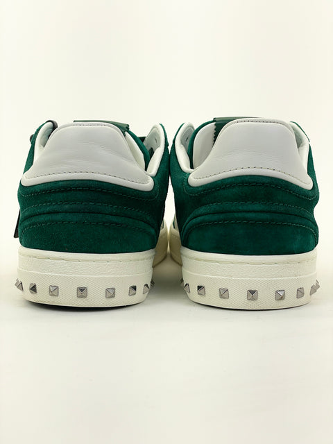 Valentino Sneakers 'Rockstud Accents Green Suede' | EU 40.5 / M 7.5
