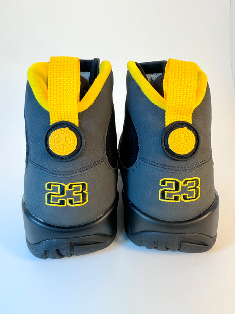 Air Jordan 9 Retro 'Dark Charcoal University Gold (2021)' | US M 11.5