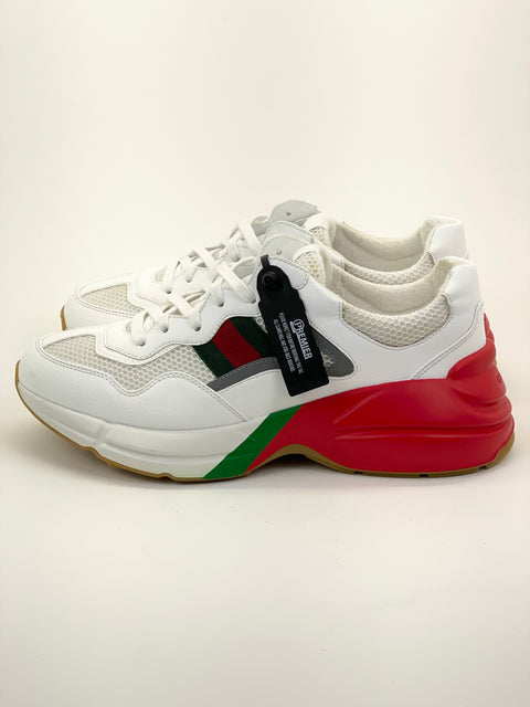 Gucci GG Rhyton 'White Red Green Reflective' | EU M 42 / US M 9