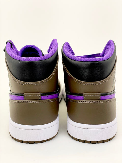 Air Jordan 1 Mid 'Purple Mocha (2023)' | US M 11 (No Box)