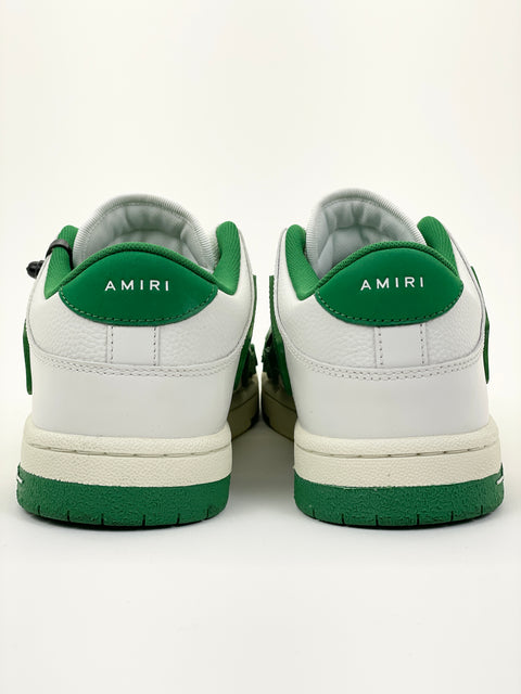 Amiri Skeleton Low Top 'White/Green' | EU M 42 / US M 9