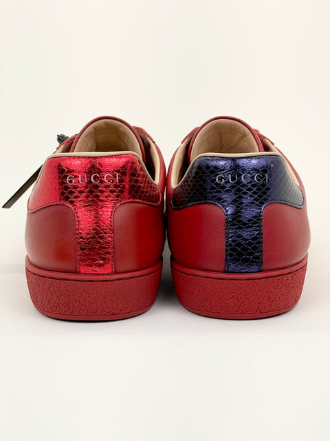 Gucci Ace Embroidered 'Red Bee' | EU M 46.5 / US M 13.5