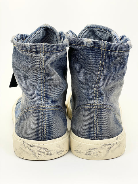 Balenciaga Paris High 'Destroyed Blue Denim (2023)' | EU M 46 / US M 13