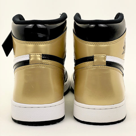 Air Jordan 1 Retro High OG NRG 'Patent Gold Toe (2018)' | US M 12