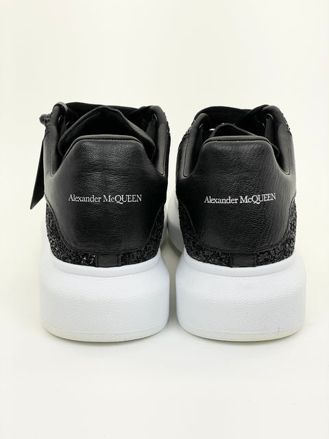 Alexander Mcqueen Glitter Leather Exaggerated-Sole Sneakers | EU M 40.5 / US M 7.5