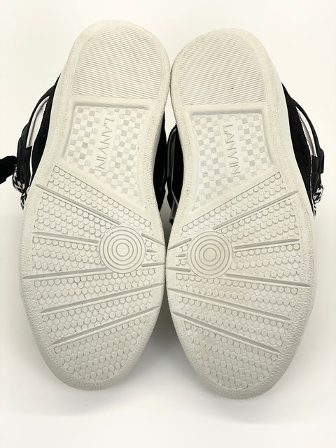 Lanvin 'Black White Leather Curb' | EU M 44 / US M 11
