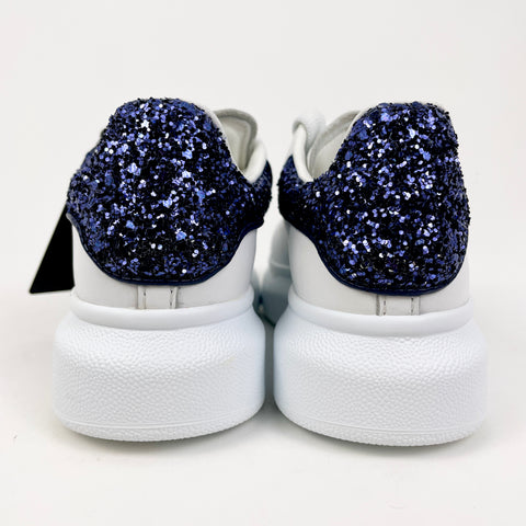 Alexander McQueen Oversized 'White Blue Heels Glitter' | EU 25 / US TD 9C
