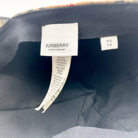 Burberry Cotton Baseball Cap 'Vintage Check' | US X-Small