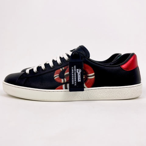 Gucci Ace Low 'Black Snake Printed' | US M 7.5