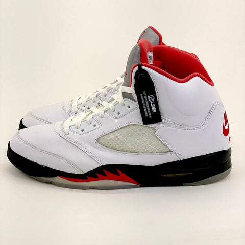 Air Jordan 5 Retro 'Fire Red Silver Thonue (2020)' | US M 13