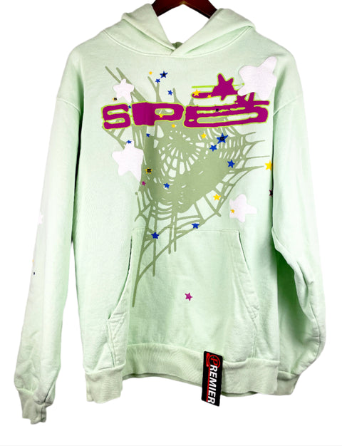 Sp5der SP5 Hoodie 'Mint' | US M Medium