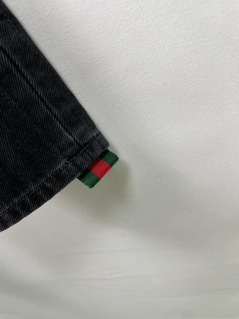 Gucci Denim Jacquard Pant 'Black' | US M 33"