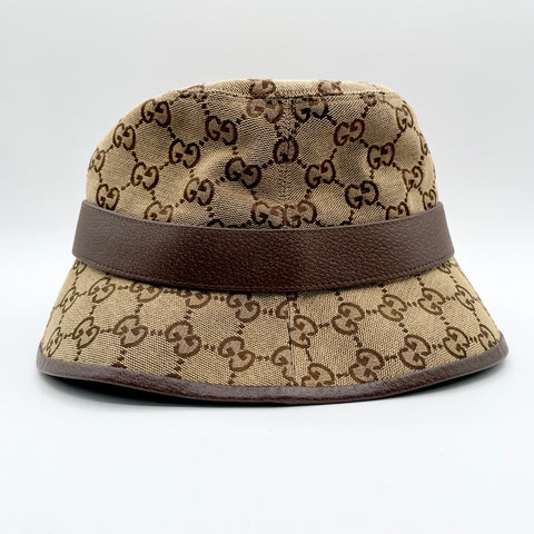 Gucci Bucket Hat 'GG Supreme Tan' | US Small