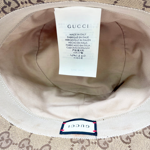 Gucci Bucket Hat 'GG Supreme Tan' | US Small