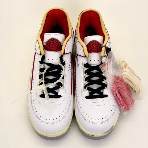 Air Jordan 2 Retro Low SP 'Off White White Red (2021)' | US M 12.5