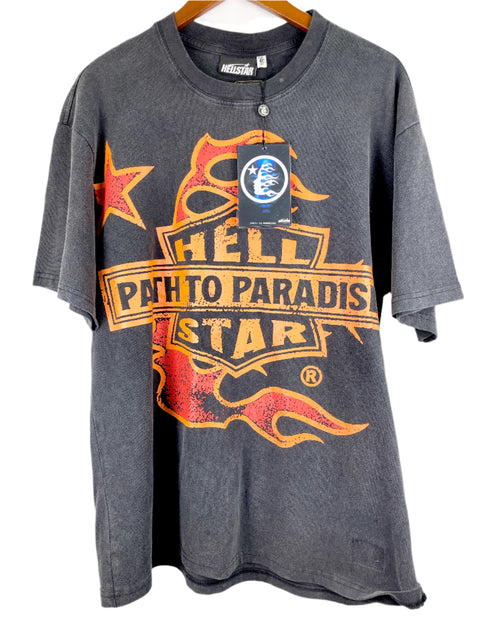 Hellstar Tees 'Studios Biker Tour Black' | US M Medium