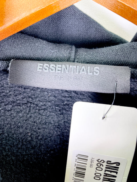 Essential Arch Logo Hoodie 'Fear of God Jet Black' | US M Medium