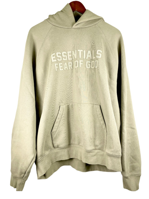 Essentials Hoodie Front Chest Logo 'Tan' | US M Large