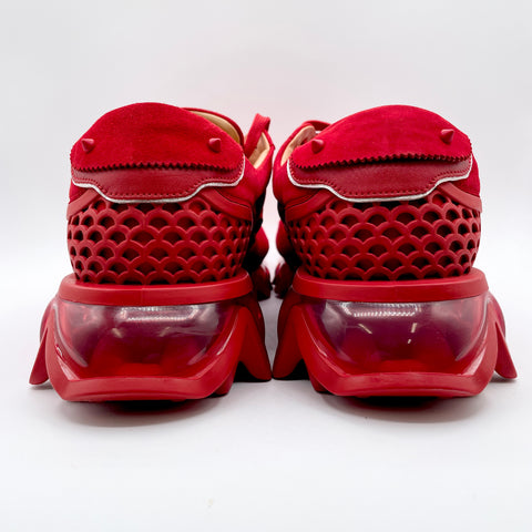 Christian Louboutin Loubishark Suede 'Red' | EU M 46 / US M 13
