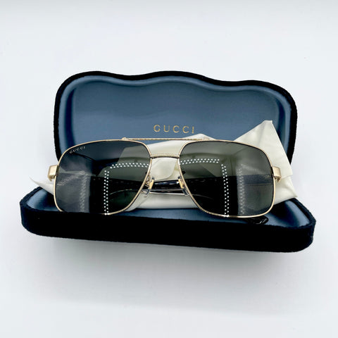 Gucci Aviator Sunglass 'Black Gold' | One Size