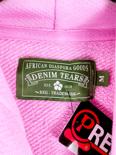 Denim Tears Hoodie 'The Cotton Wreath Powder Pink' | US M Medium