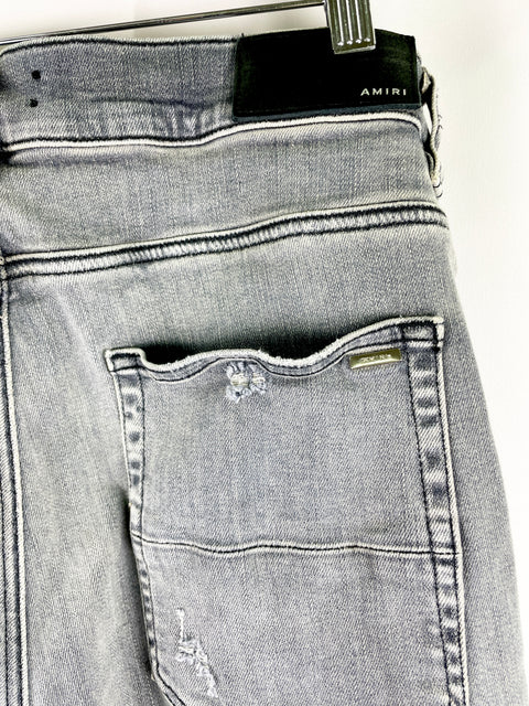 Amiri Jeans 'MX1 Skinny Cut Grey Denim' | US M 34"