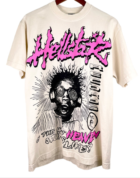Hellstar Tees 'Studios Sounds Like Heaven Cream' | US M Medium
