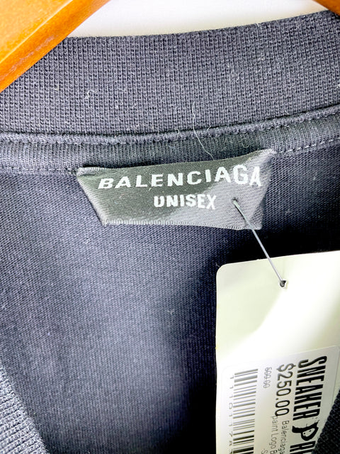 Balenciaga Tee 'Spray paint Logo Black' | US M X-Small