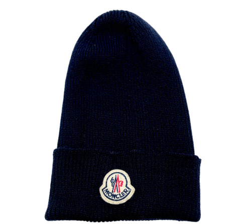 Moncler Beanie 'Ribbed Cotton Navy' | One Size