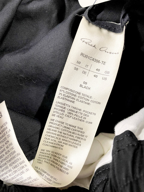 Rick Owens Short 'Bauhaus Bela Drawstring Black' | US M Large