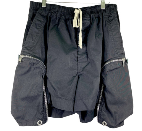 Rick Owens Short 'Bauhaus Bela Drawstring Black' | US M Large
