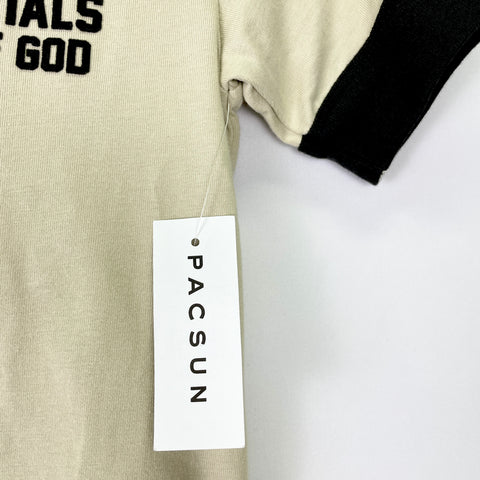 Fear of God Essentials Kids Ringer Tee 'Wheat' | 6/7