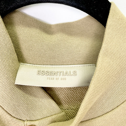 Fear of God Essentials 3/4 Sleeve Henley 'Oak' | XXS