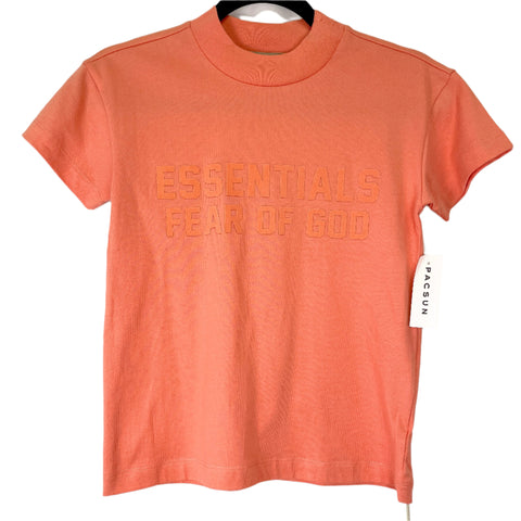 Fear of God Essentials Short-Sleeve Tee Big Kids 'Coral' | 6/7