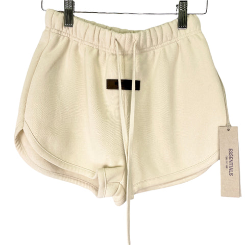 Fear of God Essentials Running Shorts 'Egg Shell' | XS