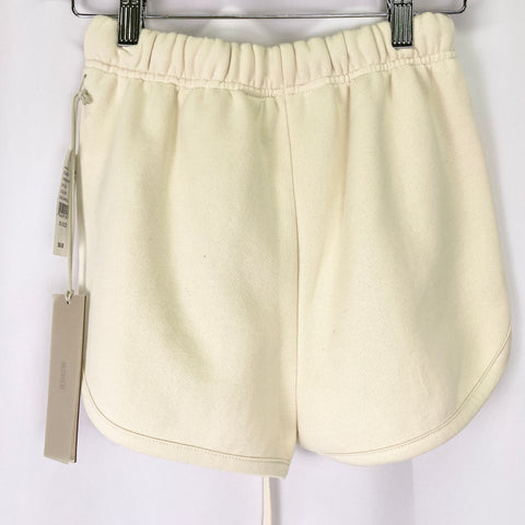 Fear of God Essentials Running Shorts 'Egg Shell' | XS