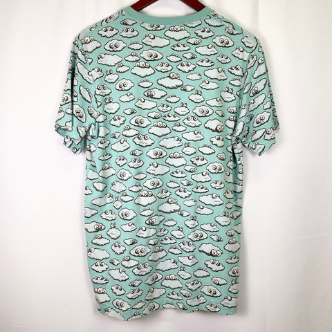 KAWS x Uniqlo All Over Clouds Tee 'Light Blue' | LG