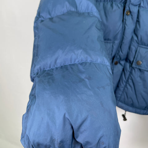Off-White Puffer Jacket SS19 'Blue' | XS