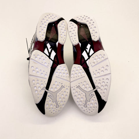 Air Jordan 8 Retro Womens 'White Burgundy (2020)' | US W 8.5 / US M 7