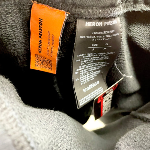 Heron Preston Sweat Short Black Patch 'HPNY Athletic Dept.'