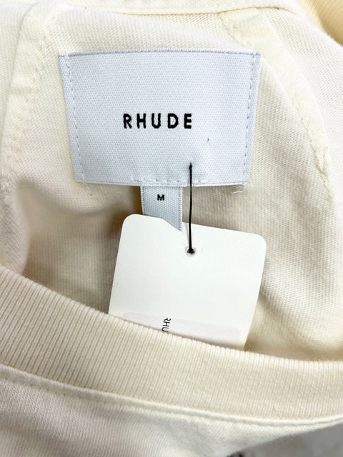 Rhude Windsurf T-Shirt 'St. Barths Vintage White' | MED